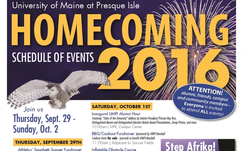 UMPI prepares for action-packed Homecoming