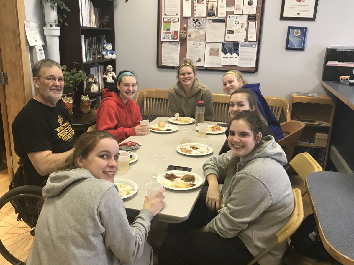 Annual Potluck lunch for students a success